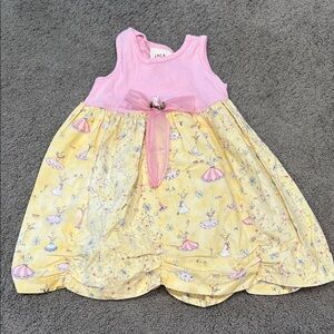 Pink and Yellow Dress